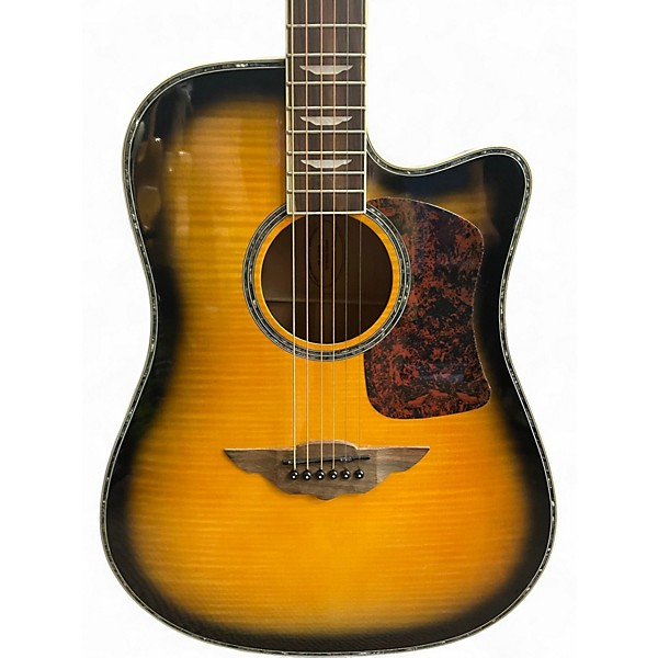 Used Keith Urban Player 2 Tone Sunburst Acoustic Guitar