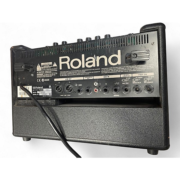 Used Roland AC60 60W 2X6.5 Acoustic Guitar Combo Amp