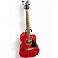 Used Fender CD140SCE Candy Apple Red Acoustic Electric Guitar thumbnail