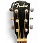 Used Fender CD140SCE Candy Apple Red Acoustic Electric Guitar