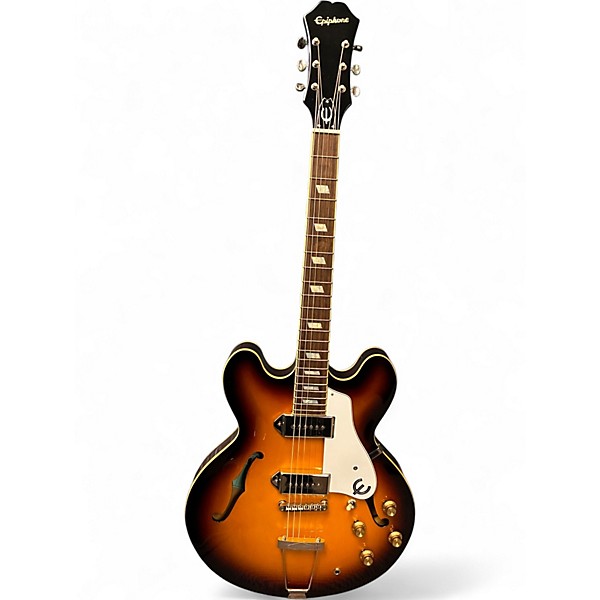 Used Epiphone Casino Vintage Sunburst Hollow Body Electric Guitar