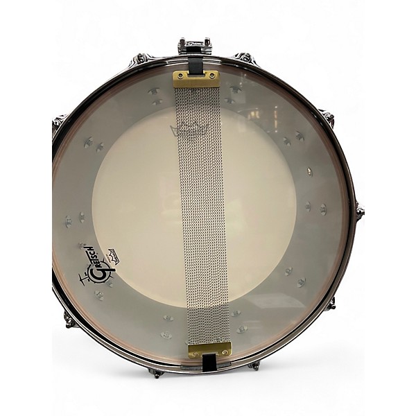 Used Gretsch Drums 6.5X14 Renown Snare PIANO BLACK Drum