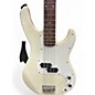 Used Peavey milestone II Olympic White Electric Bass Guitar