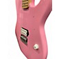 Used Squier Hello Kitty Stratocaster Single Hum Pink With Kitty Pickguard Pink Solid Body Electric Guitar
