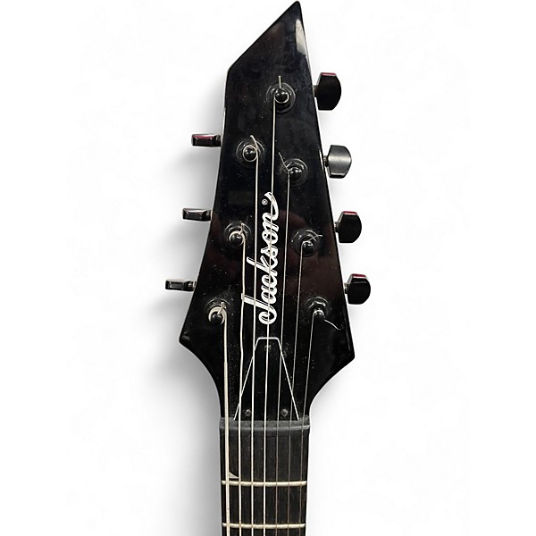 Used Jackson JS22-7 Dinky 7 String Black Solid Body Electric Guitar