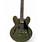 Used Epiphone inspired by gibson es335 olive green Hollow Body Electric Guitar