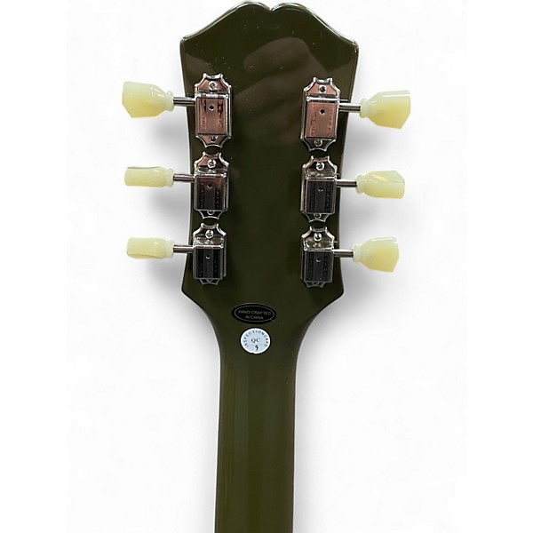 Used Epiphone inspired by gibson es335 olive green Hollow Body Electric Guitar