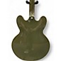 Used Epiphone inspired by gibson es335 olive green Hollow Body Electric Guitar