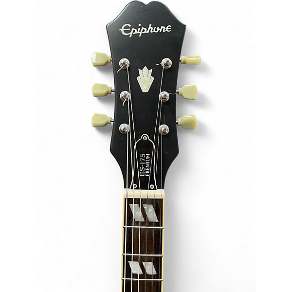 Used Epiphone ES175 Premium matte black Hollow Body Electric Guitar