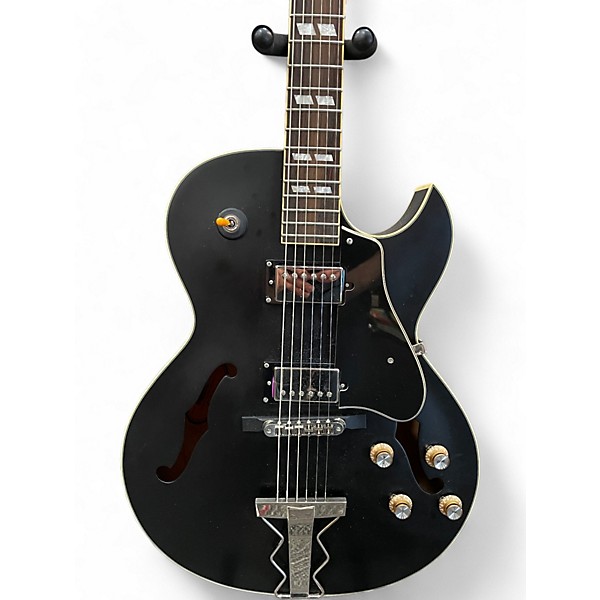 Used Epiphone ES175 Premium matte black Hollow Body Electric Guitar