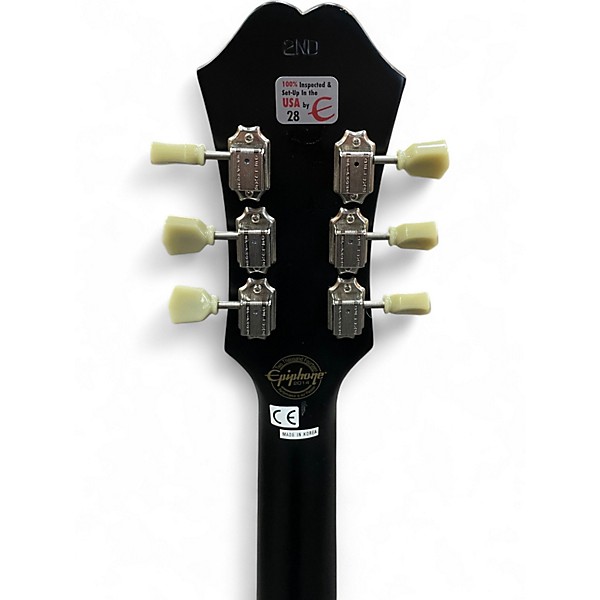 Used Epiphone ES175 Premium matte black Hollow Body Electric Guitar