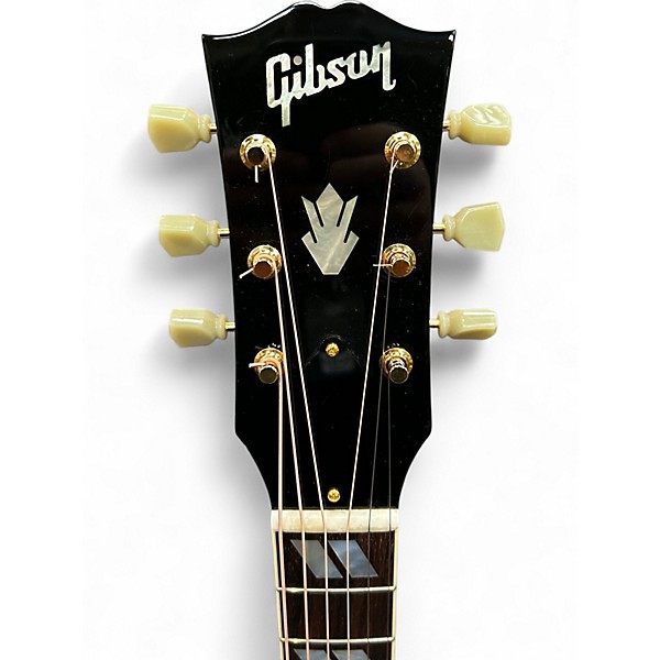 Used Gibson J-185 Vintage Sunburst Acoustic Electric Guitar