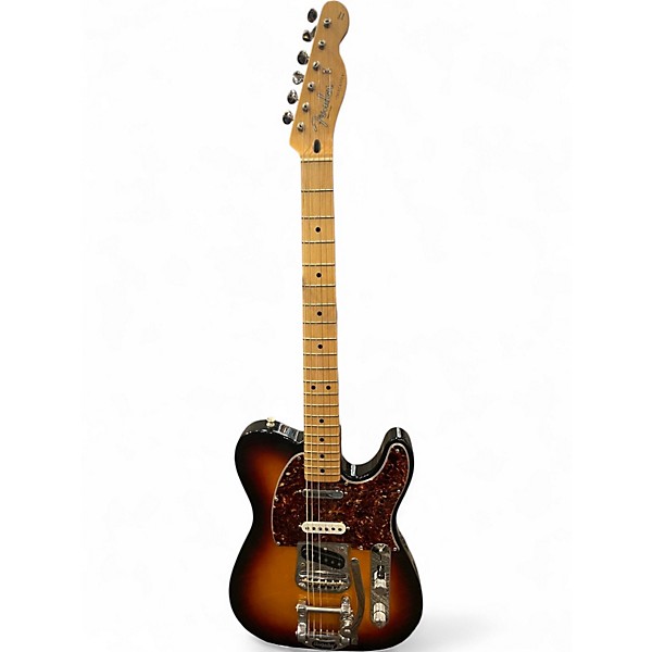 Used 2003 Fender Deluxe Nashville Telecaster Brown Sunburst Solid Body Electric Guitar