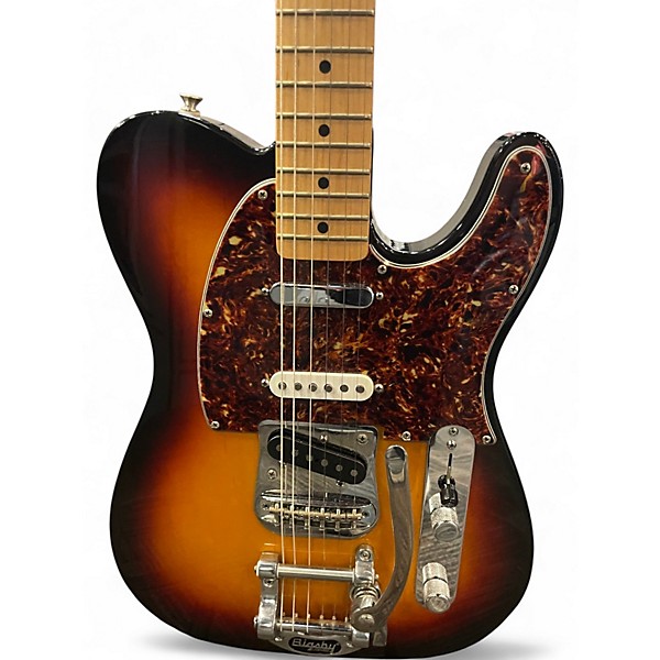 Used 2003 Fender Deluxe Nashville Telecaster Brown Sunburst Solid Body Electric Guitar