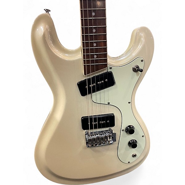 Used Wilson Brothers VM-65 WHITE SPARKLE Solid Body Electric Guitar