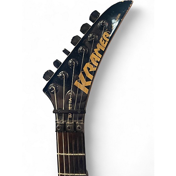 Vintage 1980s Kramer BARETTA KLINE Custom Graphic Solid Body Electric Guitar