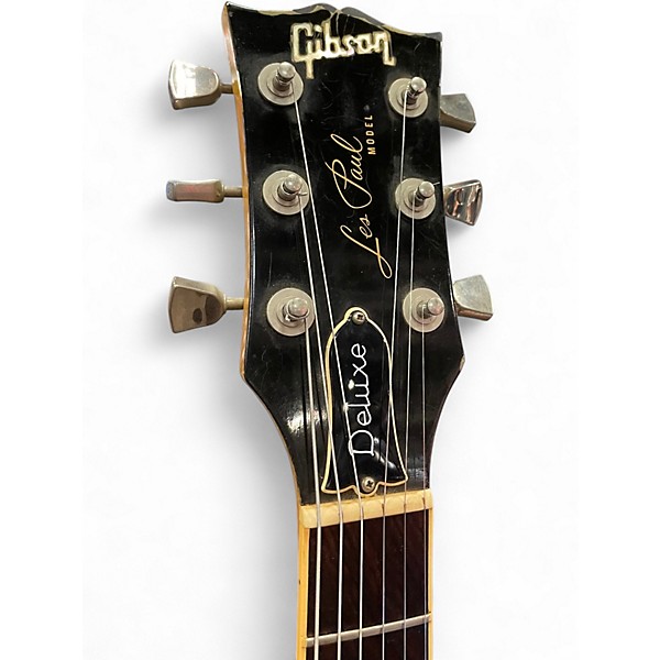 Vintage 1980 Gibson Les Paul Deluxe Gold Top Solid Body Electric Guitar