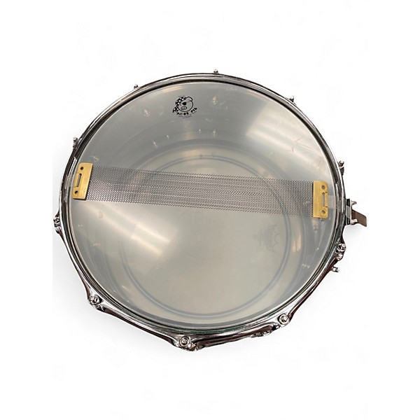Used Pork Pie 14X6.5 BIG BLACK SNARE BRASS Drum