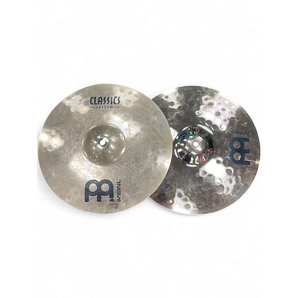 Used MEINL 14in Classic Custom Medium Hi Hat Pair Cymbal