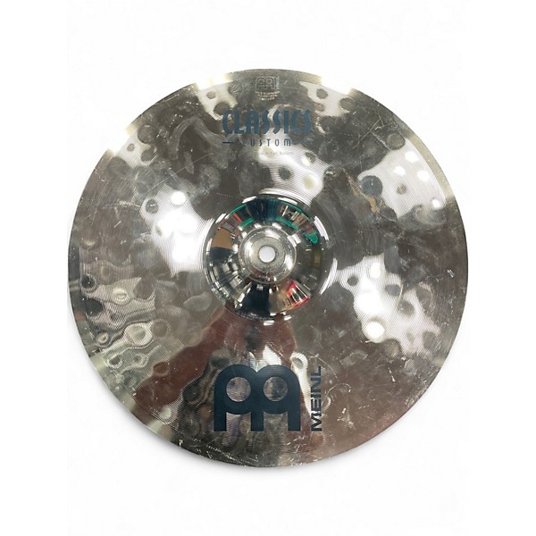 Used MEINL 14in Classic Custom Medium Hi Hat Pair Cymbal