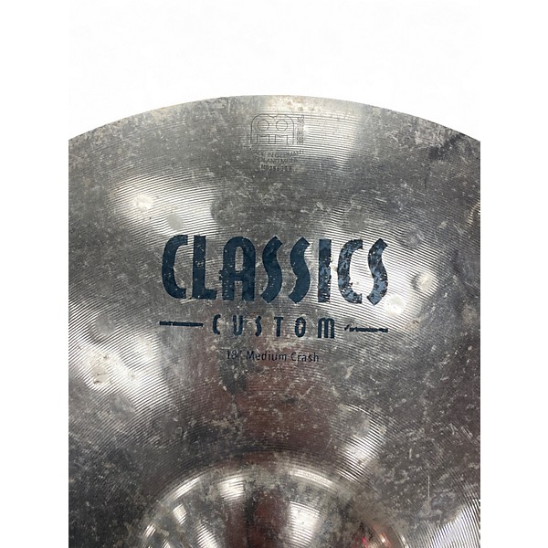 Used MEINL 18in Classic Custom Medium Crash Cymbal