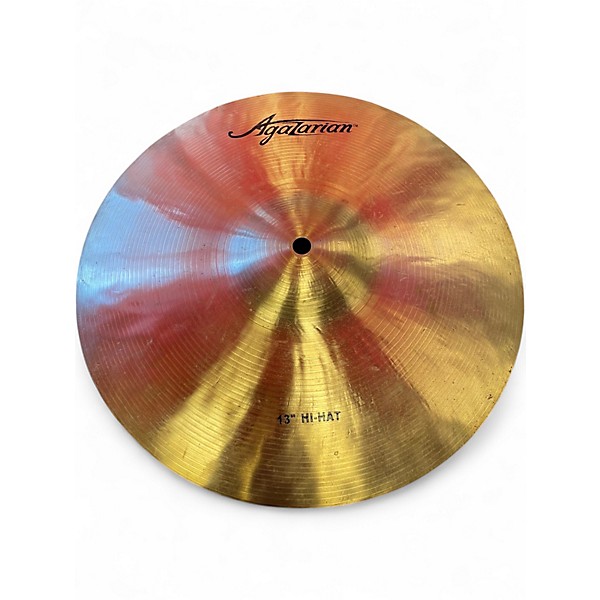 Used Agazarian 13in HI HATS PAIR Cymbal