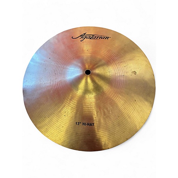 Used Agazarian 13in HI HATS PAIR Cymbal