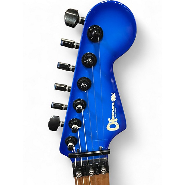 Used Charvel pro mod plus so cal 1 HH FR Blue Burst Solid Body Electric Guitar