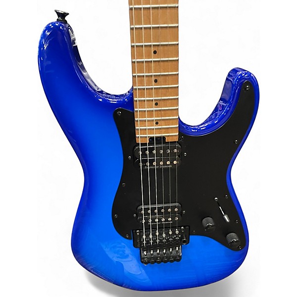 Used Charvel pro mod plus so cal 1 HH FR Blue Burst Solid Body Electric Guitar