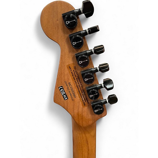 Used Charvel pro mod plus so cal 1 HH FR Blue Burst Solid Body Electric Guitar