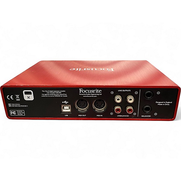 Used Focusrite Scarlett 2i4 Audio Interface
