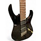 Used Ibanez RGMS7 Black Solid Body Electric Guitar