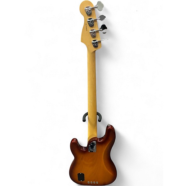 Used 2016 Fender American Elite Precision Bass 2 Color Sunburst Electric Bass Guitar