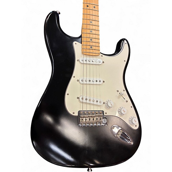 Used Fender Highway One Stratocaster Satin Black Solid Body Electric Guitar