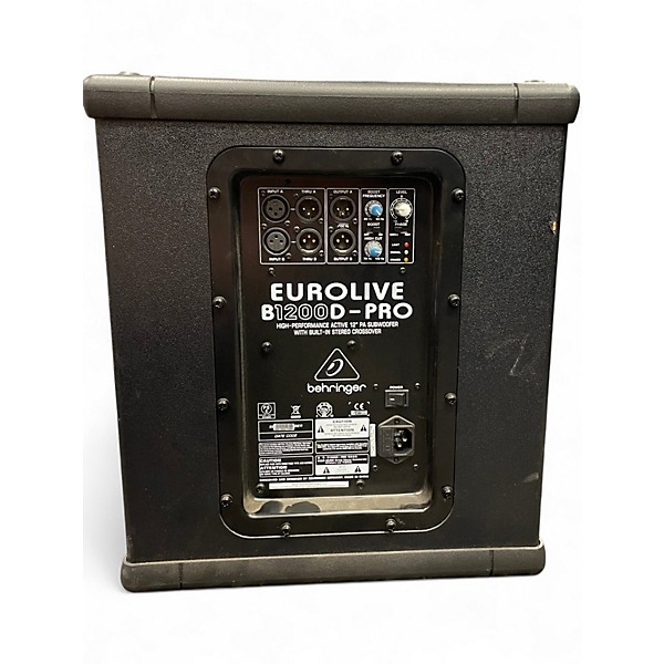 Used Behringer Eurolive B1200D Pro Powered Subwoofer