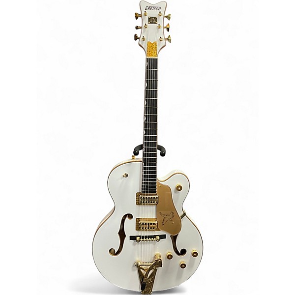 Used Gretsch Guitars Synchro Falcon Snow White Hollow Body Electric Guitar