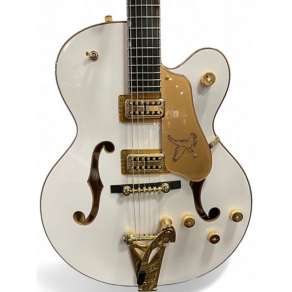 Used Gretsch Guitars Synchro Falcon Snow White Hollow Body Electric Guitar