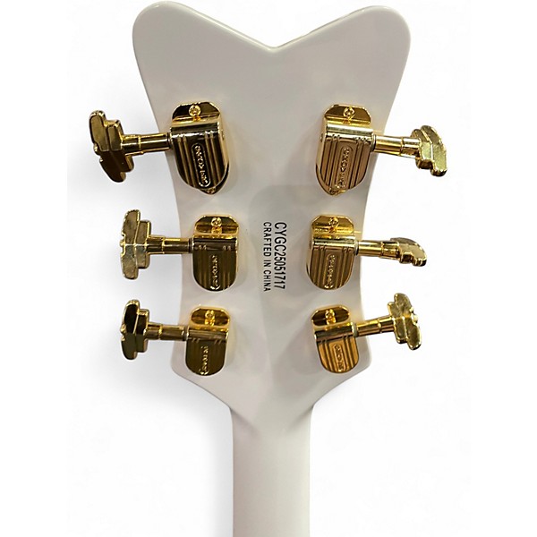 Used Gretsch Guitars Synchro Falcon Snow White Hollow Body Electric Guitar
