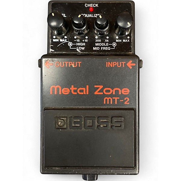 Used BOSS MT2 Metal Zone Distortion Effect Pedal