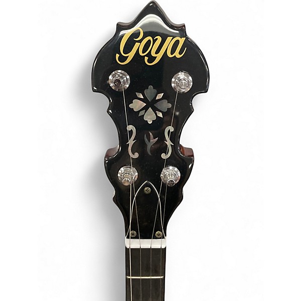 Used Goya 5 STRING BANJO Cherry Banjo