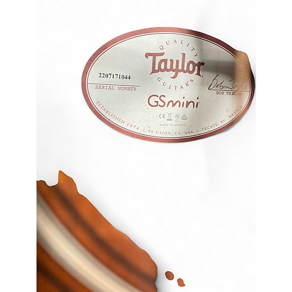 Used Taylor GS Mini Mahogany Natural Acoustic Guitar