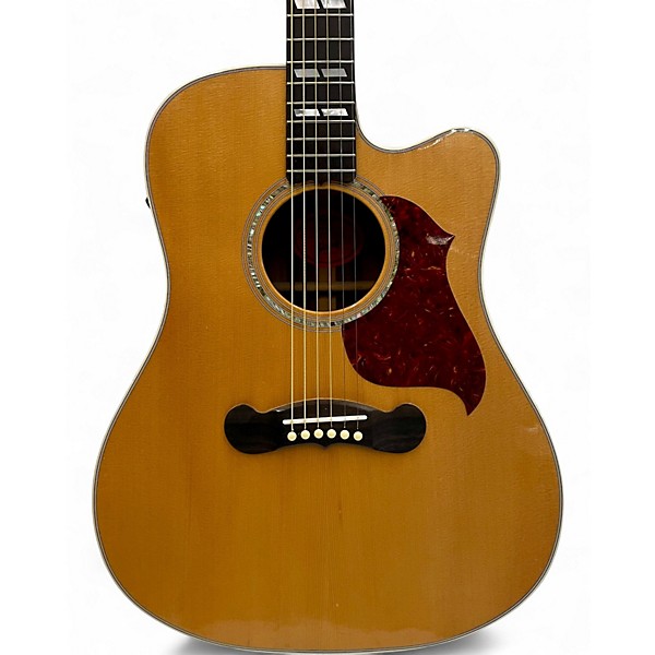 Used Gibson Songwriter Deluxe Natural Acoustic Electric Guitar