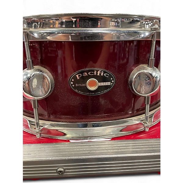 Used PDP by DW 5 Piece Pacific Series Burgundy Drum Kit
