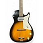 Vintage 1960s Harmony Stratatone 2 Color Sunburst Hollow Body Electric Guitar
