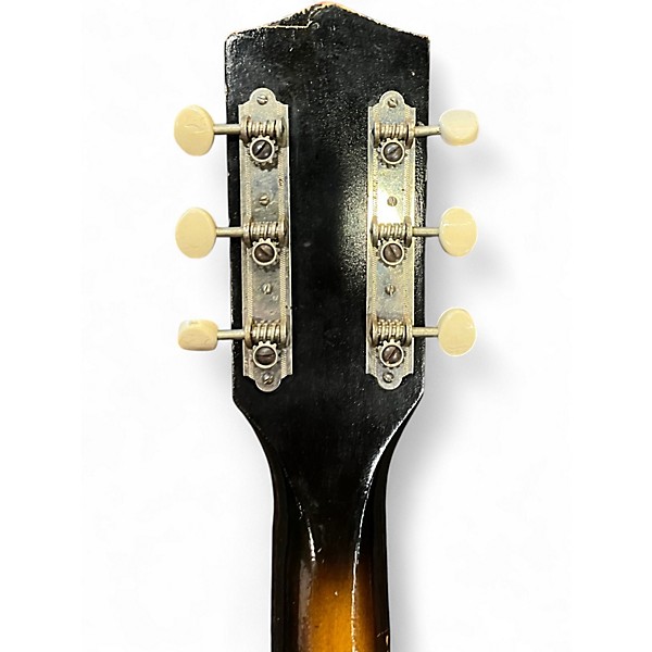 Vintage 1960s Harmony Stratatone 2 Color Sunburst Hollow Body Electric Guitar