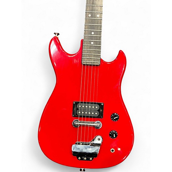 Used Hondo H717GR Red Solid Body Electric Guitar