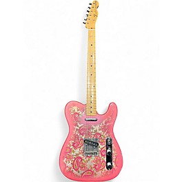 Used 2002 Fender CIJ TL69 Paisley Pink Paisley Solid Body Electric Guitar