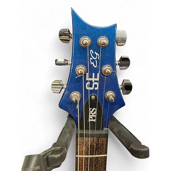 Used PRS SE EG Metallic Blue Solid Body Electric Guitar