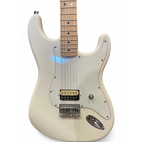 Used Squier Standard Stratocaster Polar White Solid Body Electric Guitar