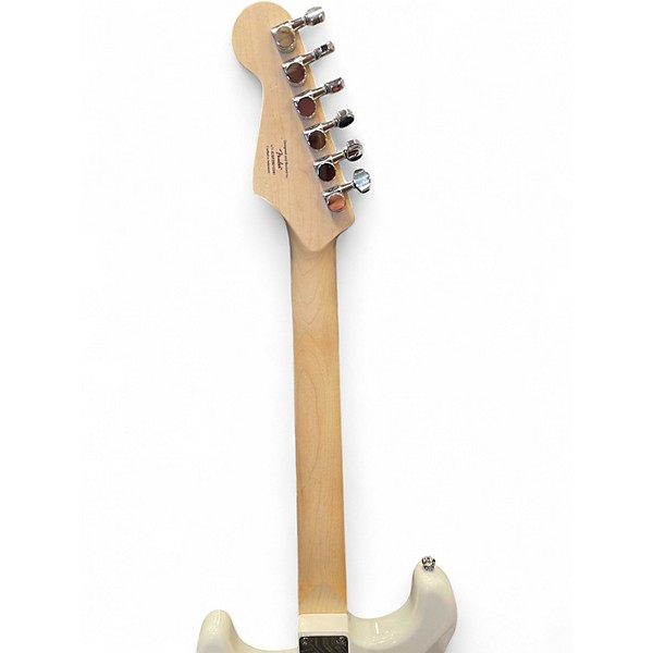 Used Squier Standard Stratocaster Polar White Solid Body Electric Guitar
